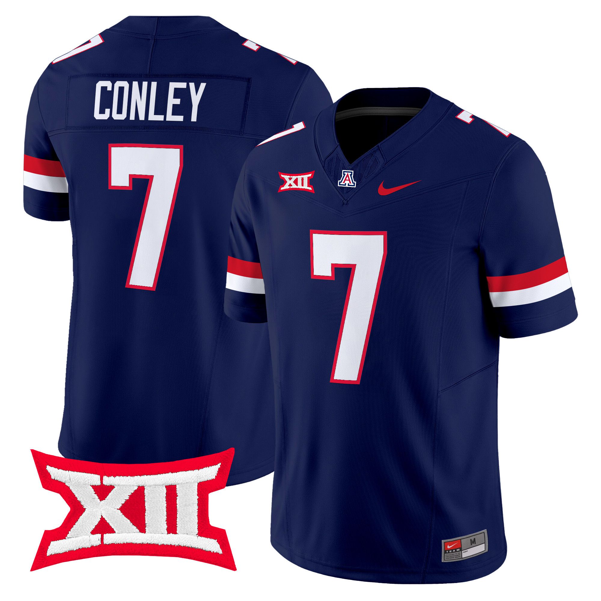 Men Arizona Wildcats #7 Conley Blue Nike 2024 Vapor Limited NCAA Jersey style 1->more ncaa teams->NCAA Jersey